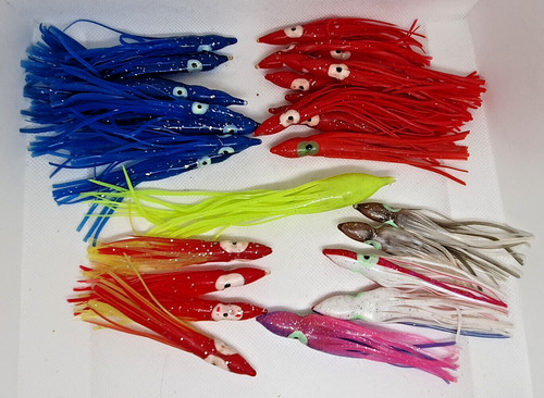 Lotto esche morbide polipetti - lotto,