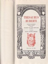 THESAURUS RUBERTI DI GUIDO BERNARDI RUBERTO STEDAR 1958  RILEGATO