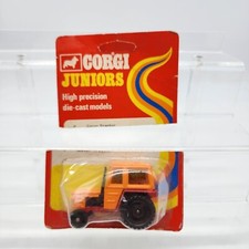 TRATTORE ZETOR 5511 NUOVO CON SCATOLA 1973 #4 VINTAGE CORGI JUNIORS GRAN BRETAGNA 1/64 ARANCIONE