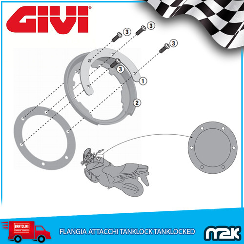 Flangia borsa serbatoio - flangia,