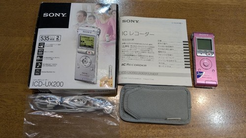 Sony icd ux200 pink 2gb - pink, ic