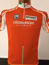 maglia rossa  ciclismo team giro d'italia ISOVER SAINT GOBAIN GAZZETTA tg XL