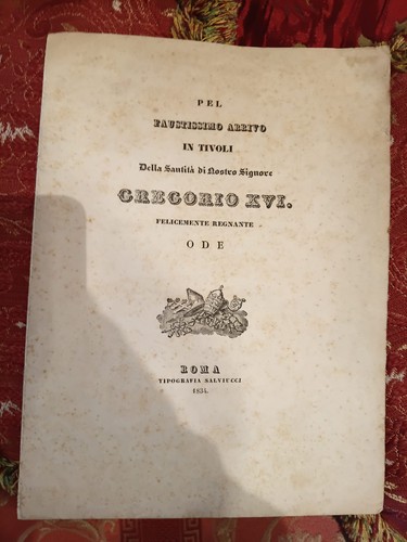 Ode gregorio xvi - ode,