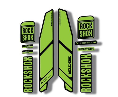 Adesivo rock shox sektor - adesivo, 2015