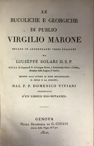 Bucoliche giorgiche di - e,