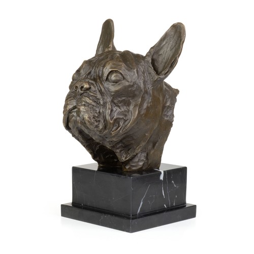 Scultura bronzo testa - in, di