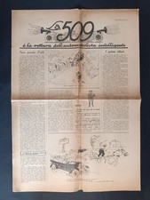 Rivista pubblicitario fiat 509 - rivista,