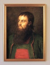 Andreas Hofer combattente per la libertà 1876 K&K resistenza di Defregger A3 63 incorniciato