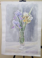 QUADRO FIORI FLOREALE VINTAGE