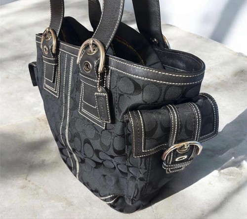 Borsa coach firmata tote bag - firmata,