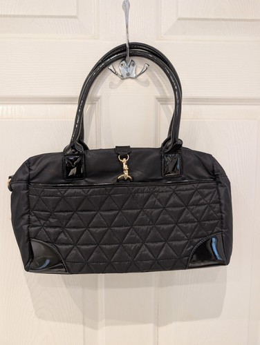 Borsa mano trapuntata nera - borsa, a