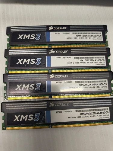 Corsair xms3 ddr3 1600mhz 16gb - xms3,