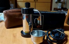 caffettiera elettrica portatile a marchio Velox, un'icona del modernariato Nuova