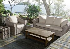 Divano Poltrona Vimini Rattan Esterno Giardino Divani Salotto Interno Coba