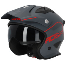 Casco jet aria - 22-05, red