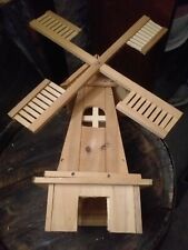 MULINO A VENTO ARTIGIANALE IN LEGNO PALE GIREVOLI RUSTICO VINTAGE MODERNARIATO