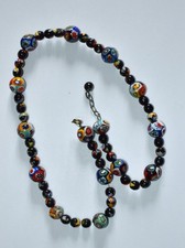 Collier de perles millefiori