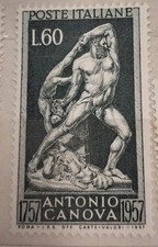 FRANCOBOLLO ITALIA 60 LIRE