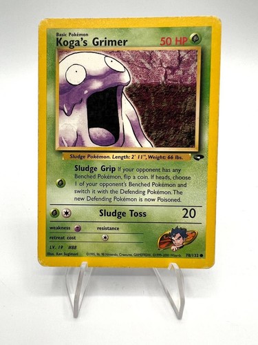 Carta pokemon koga grimer - pokemon, koga's