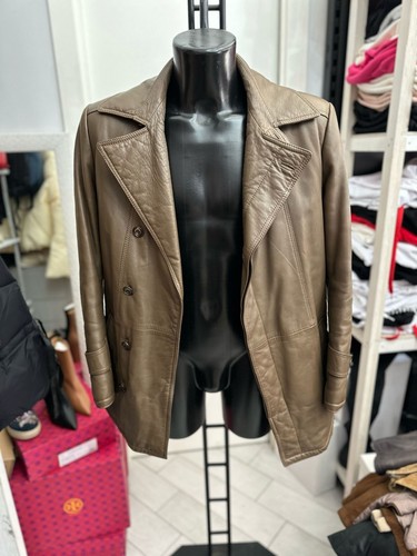 Trench pelle usato uomo man - in,