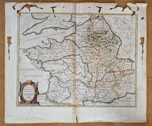 Antica carta geografica - , della