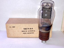Tubo Philco VT-25A, test NOS
