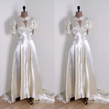 Abito da sposa retrò in raso