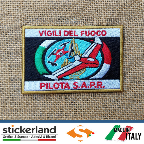 Toppa patch ricamata vigili - ricamata,