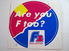 Adesivo Pubblicitario F2 Fun &
