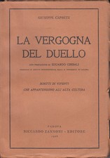 DIRITTO LA VERGOGNA DEL DUELLO