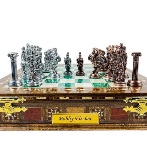 Antico set scacchi - , con