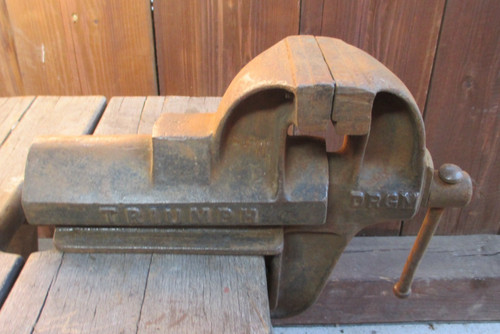 Vecchia morsa tavolo - morsa,