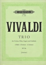 A. VIVALDI - TRIO IN RE MINORE RV 96 per Violino, Flauto, Fagotto e Cembalo
