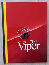 CATALOGUE 2001 DODGE VIPER RT/10 et GTS COUPE 12 pages en anglais