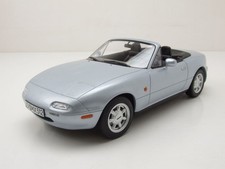 Mazda MX-5 Cabrio 1989 Argento Modellino 1:18 Norev