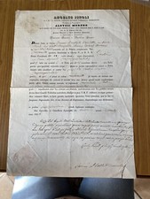 ANTICA LETTERA IN LATINO ANGELUS PINOLI ALOYSII MORENO CON SIGILLO PAPALE 88