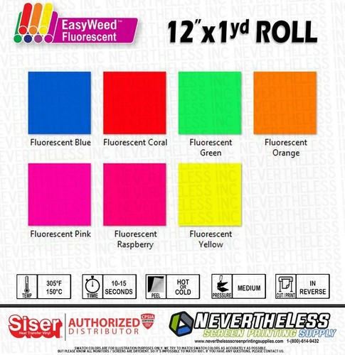 Siser fluorescente htv - fluorescente,