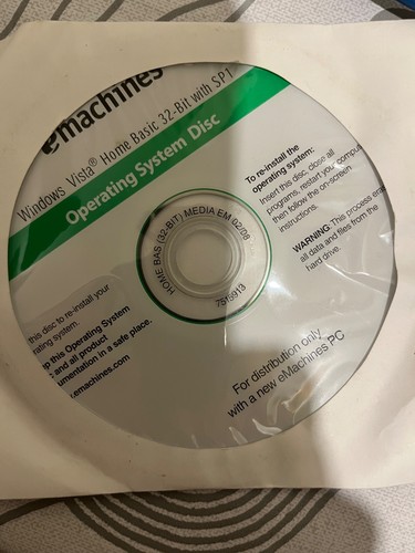 2008 emachines operating - 2008,