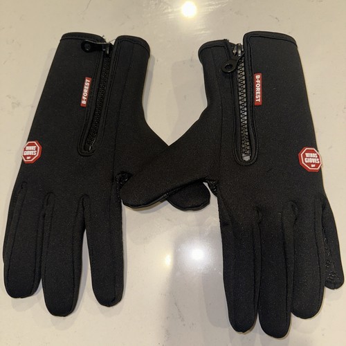 Guanti neri unisex antivento