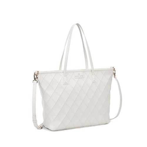Borsa roncato panna - panna, ecopelle
