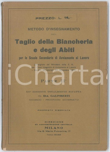 1937 ida galimberti - galimberti, metodo