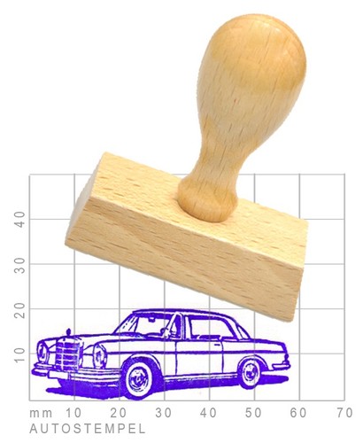 Timbro auto epoca - auto, d'epoca