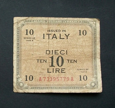10 AM lire 1943 Allied