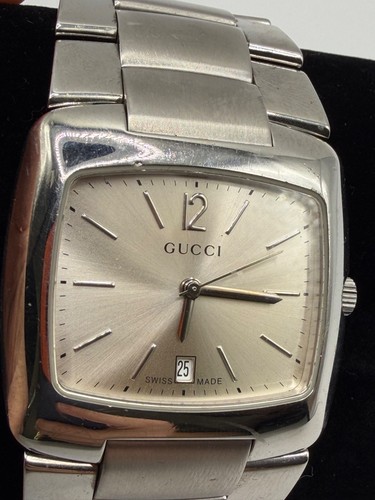 Gucci 8500m sqaure beige - gucci, dial