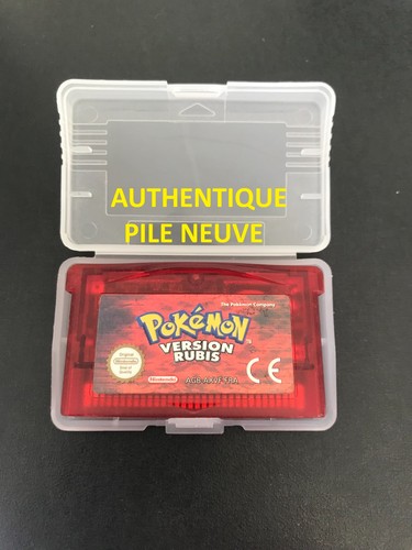 Pokemon version rubis game boy - game,