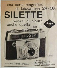 FOTOCAMERA SILETTE - pubblicità-advertising  cm 15X18 - N3