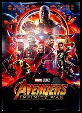 2018 * Poster Soggettone Cinema "Avengers: Infinity War - Chris Evans, Scarlett