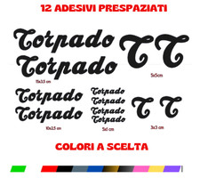 ADESIVI TORPADO BIKE MTB  BICICLETTA PRESPAZIATI BICI STICKERS VINILE EPOCA