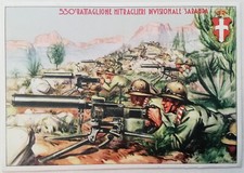 POSTCARD 530 BATTALION MACHINE