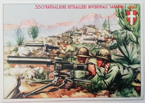 Cartolina 530 battaglione - cartolina,